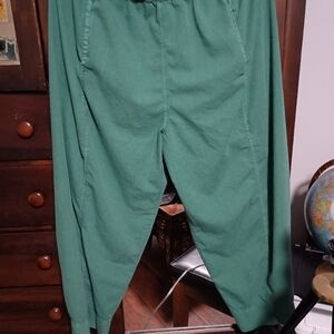 Free People Green Harem Pants